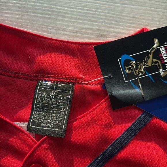 Nike Atlanta Braves Red Alternate Limited Custom Jersey Strider 99 size 48 NWT - Picture 5 of 6